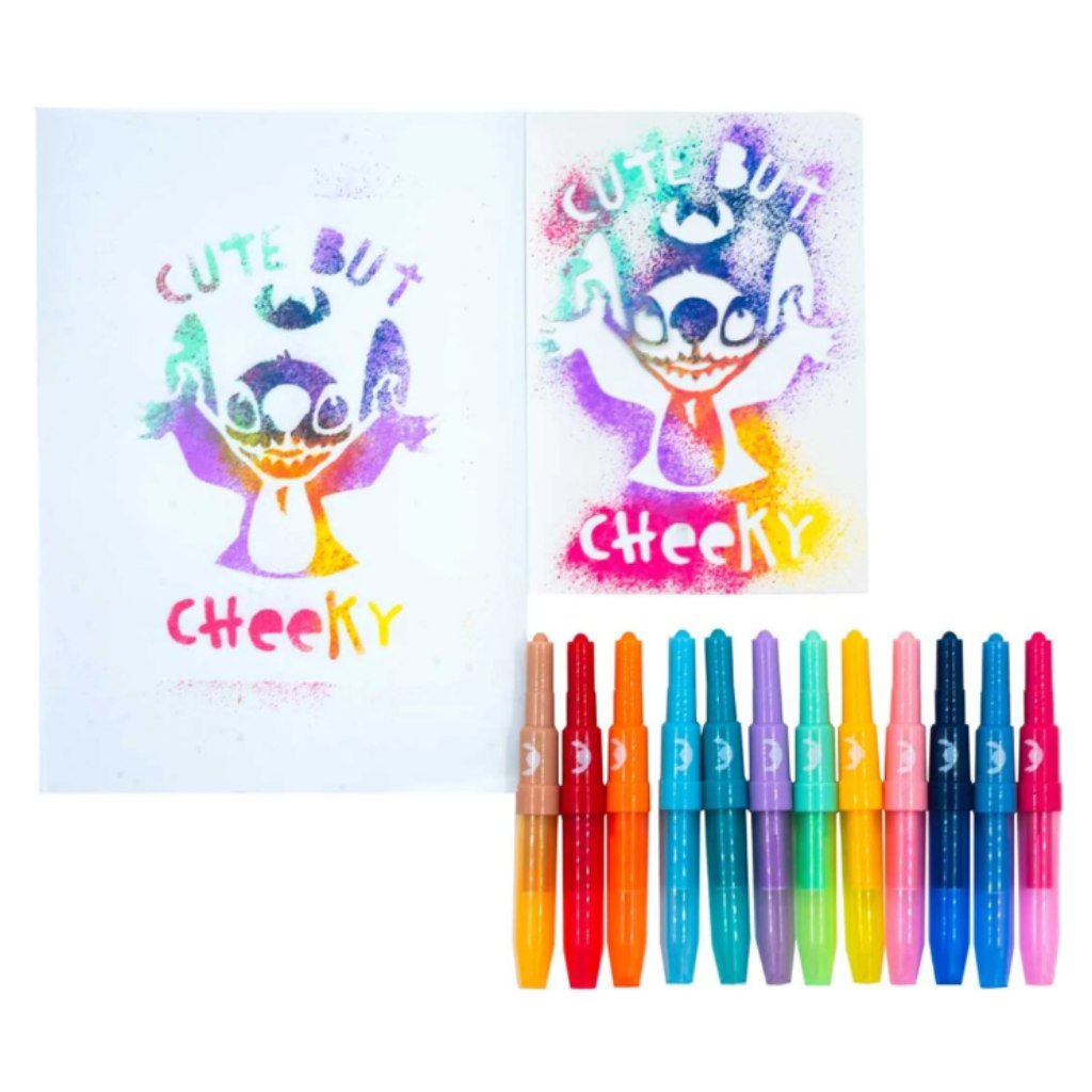 imagen de Canenco: Set de colorear de Stitch con rotulador de spray 2