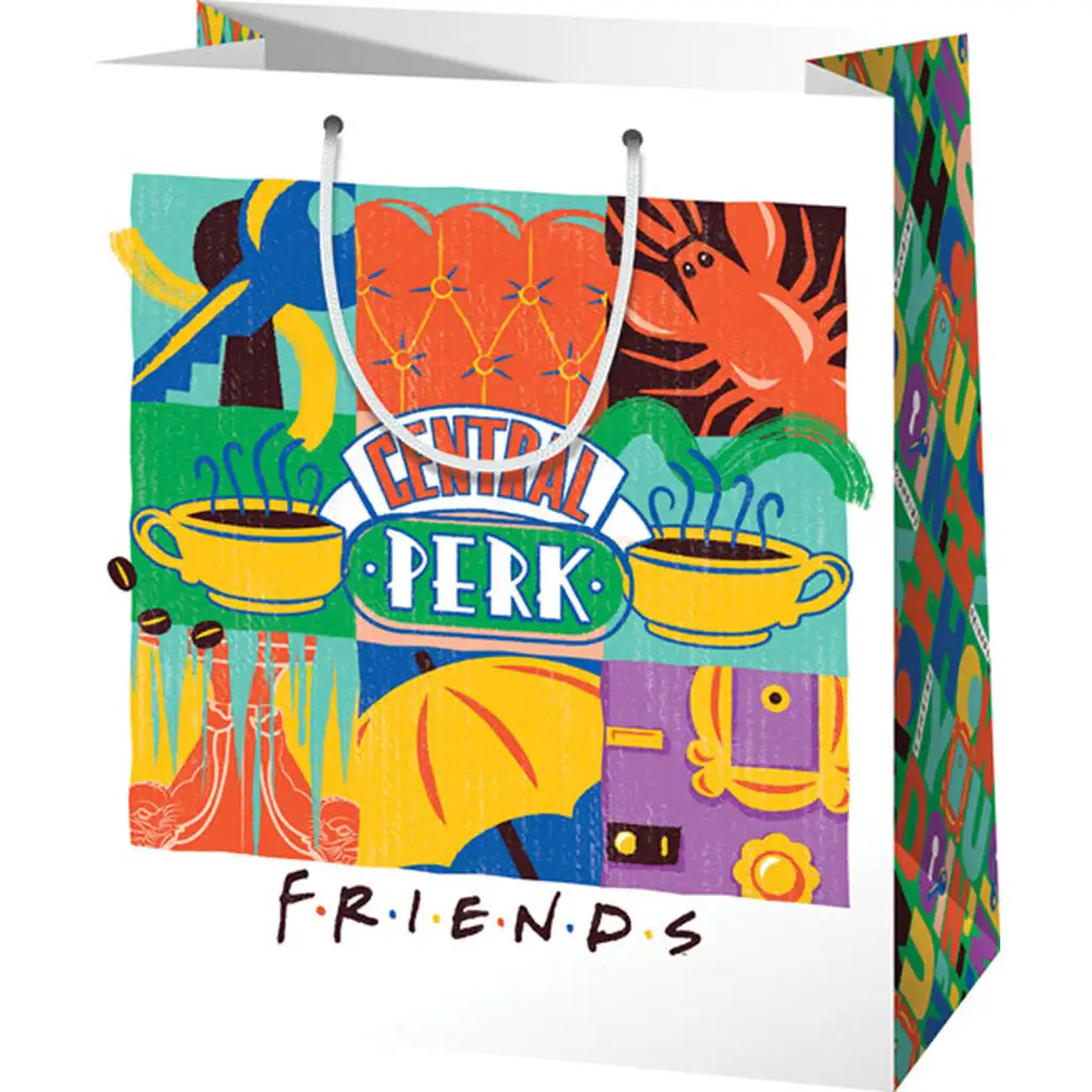 imagen de Cardex: Friends - Bolsa de regalo mediana exclusiva de Jóbarátok 17x10x23cm 1