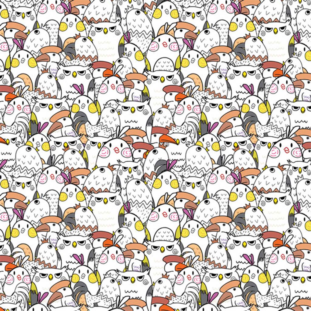 imagen de Cardex: Papel de regalo con estampado de pájaros alegres 100x70cm 1