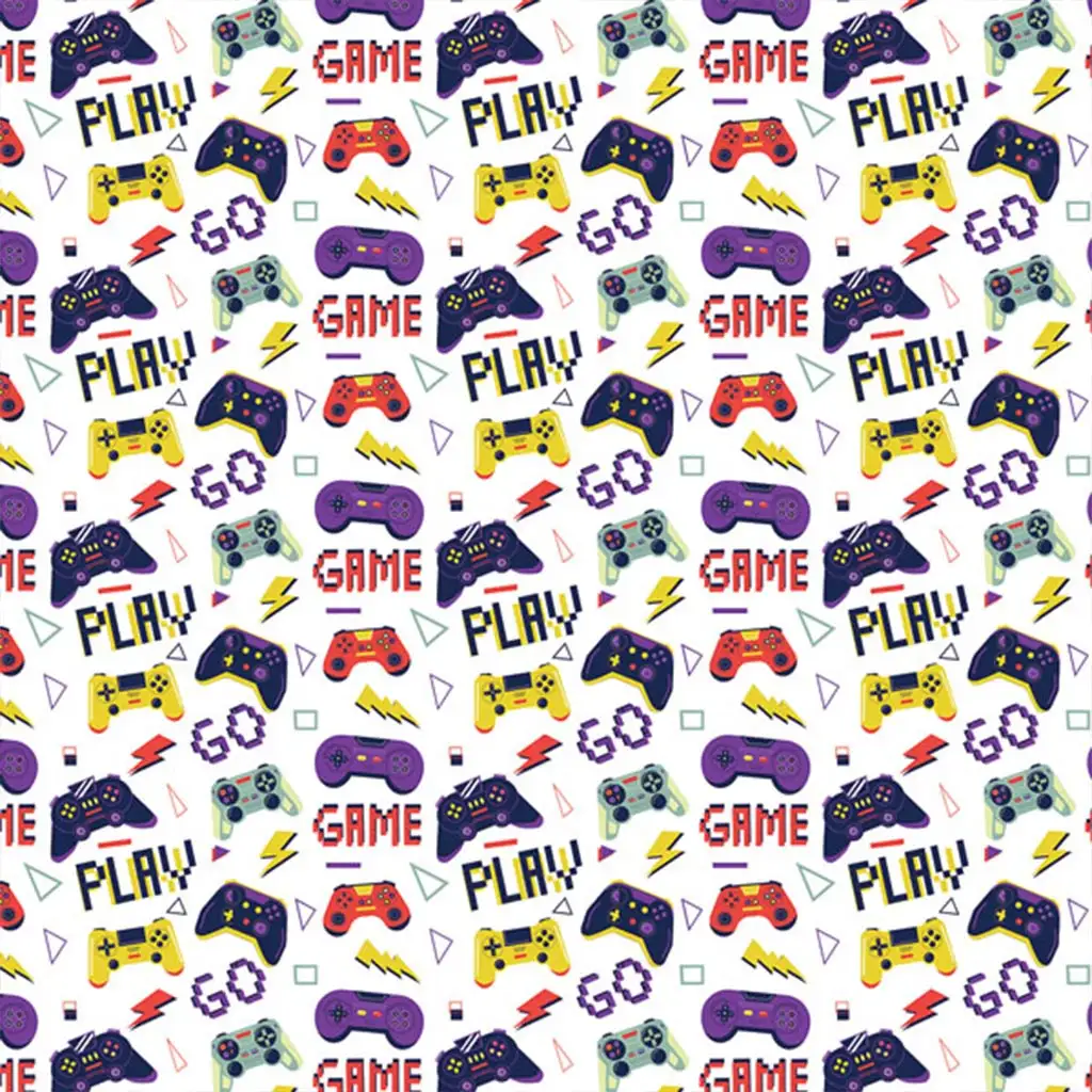 imagen de Cardex: Papel de regalo Gamer 100x70cm 1