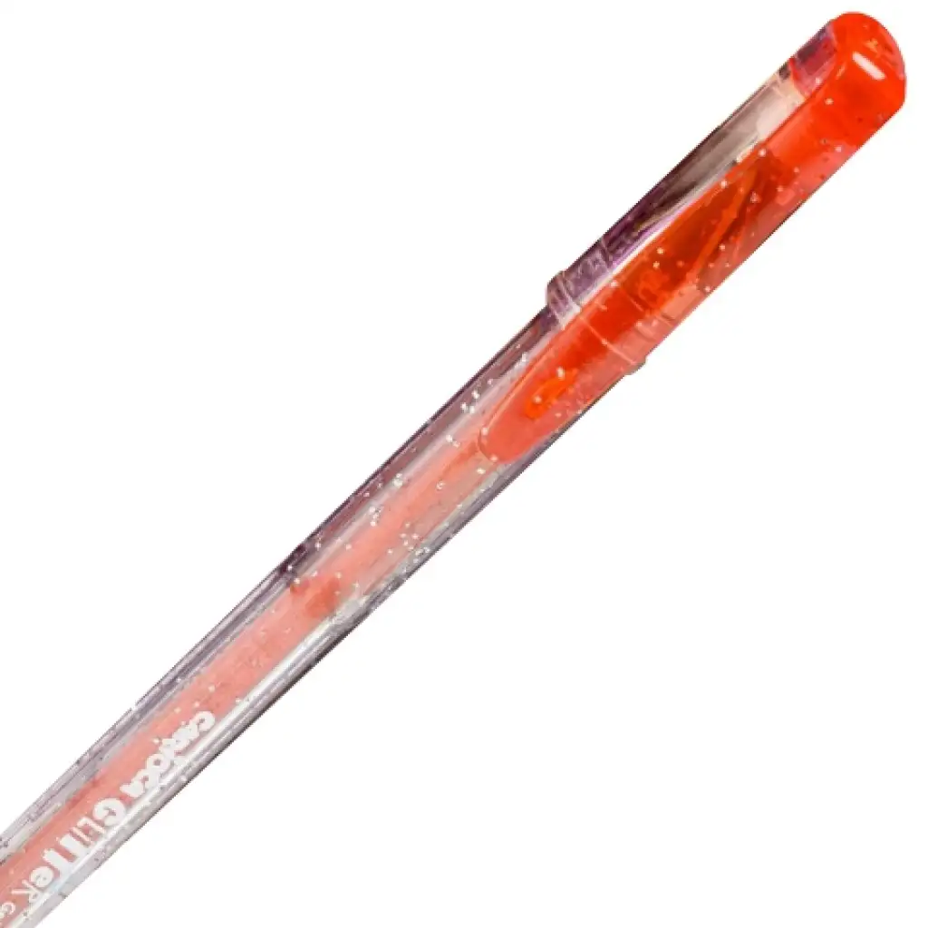 imagen de Carioca: Bolígrafo de gel con brillo de color rojo 1
