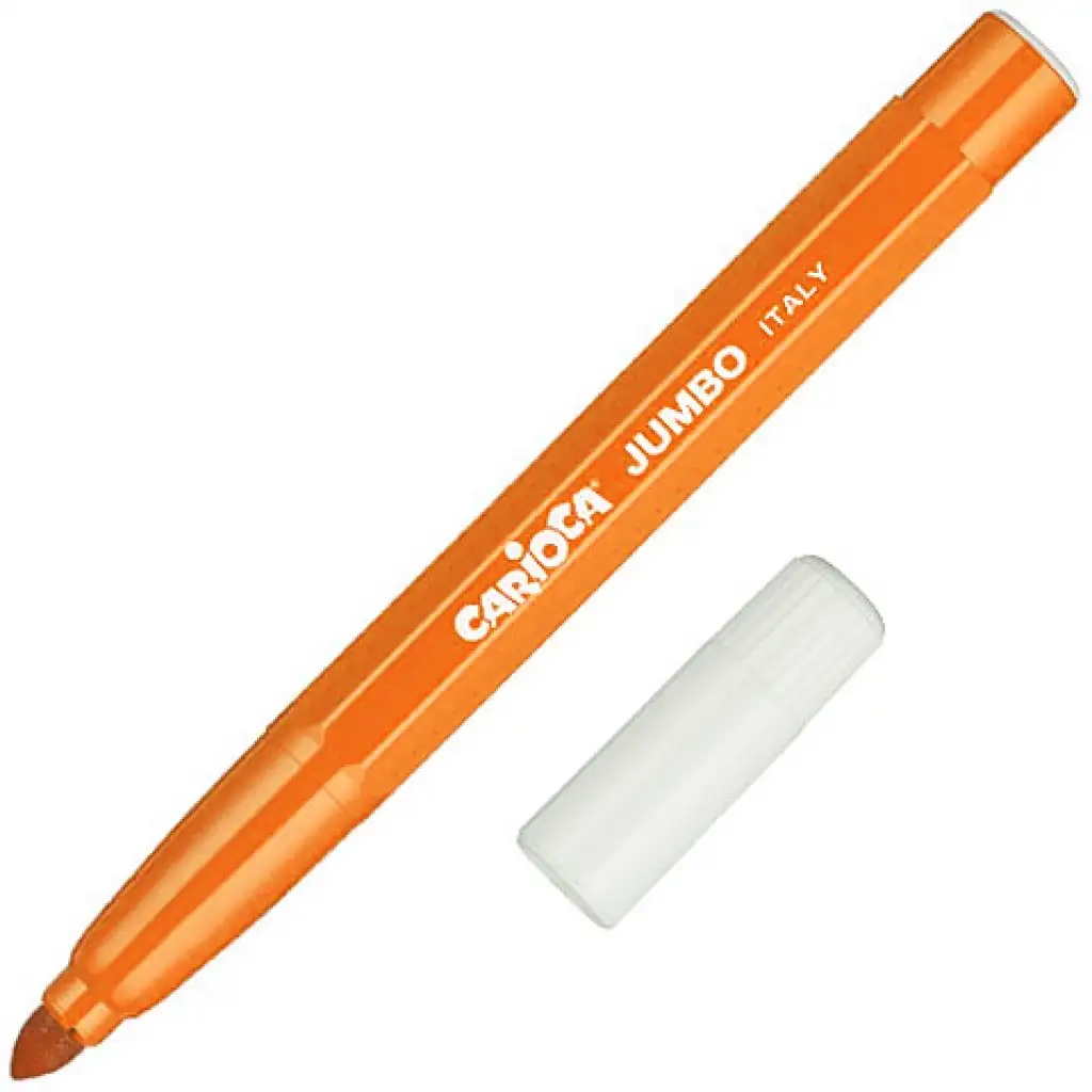 imagen de Carioca: Rotulador Jumbo lavable color naranja 1ud 1