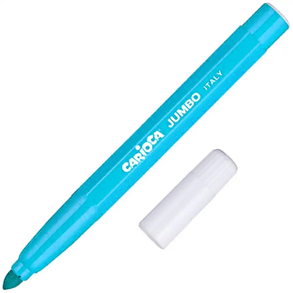 imagen de Carioca: Rotulador Jumbo lavable en color azul claro 1ud 1