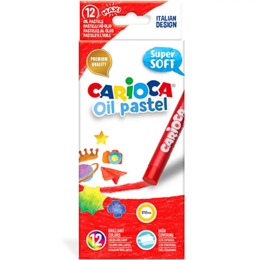 imagen de Carioca: Set de 12 crayones de pastel al óleo Maxi 1