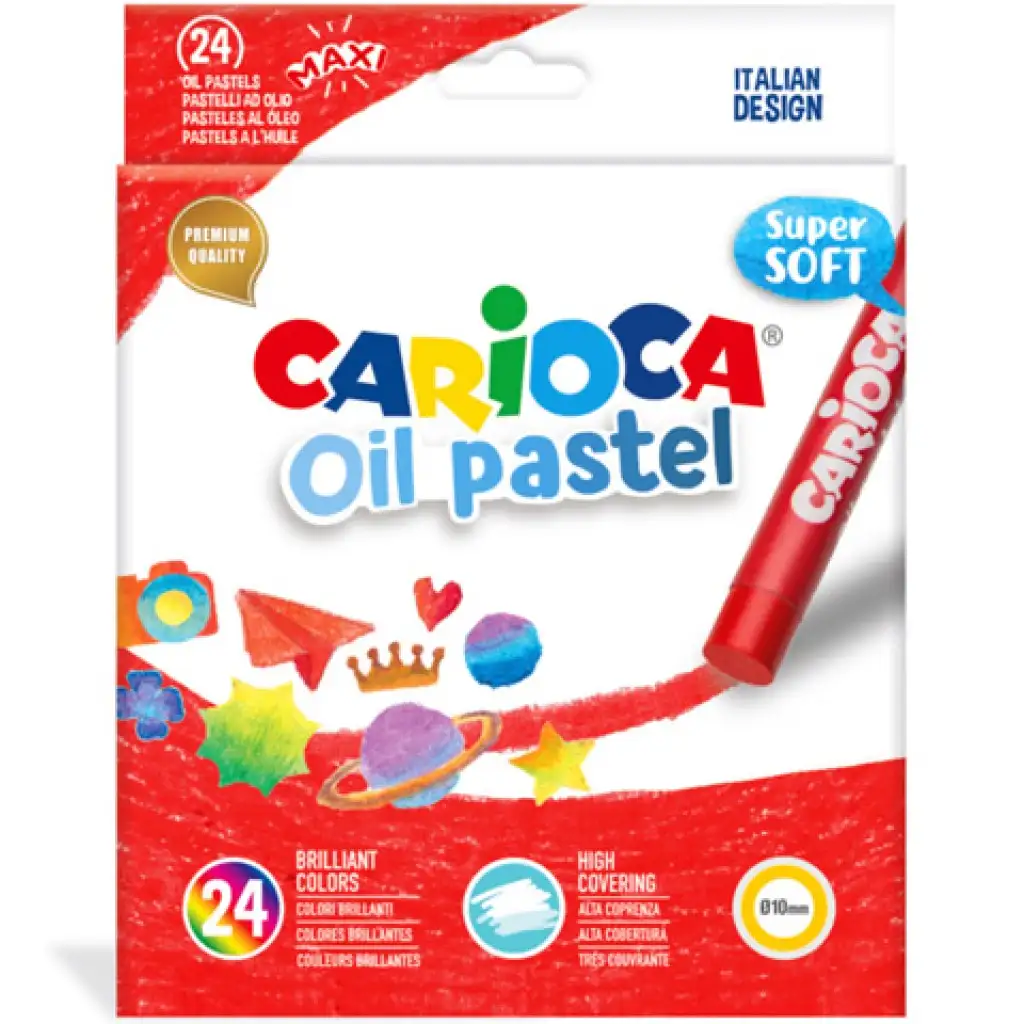 imagen de Carioca: Set de 24 crayones de aceite Maxi 1