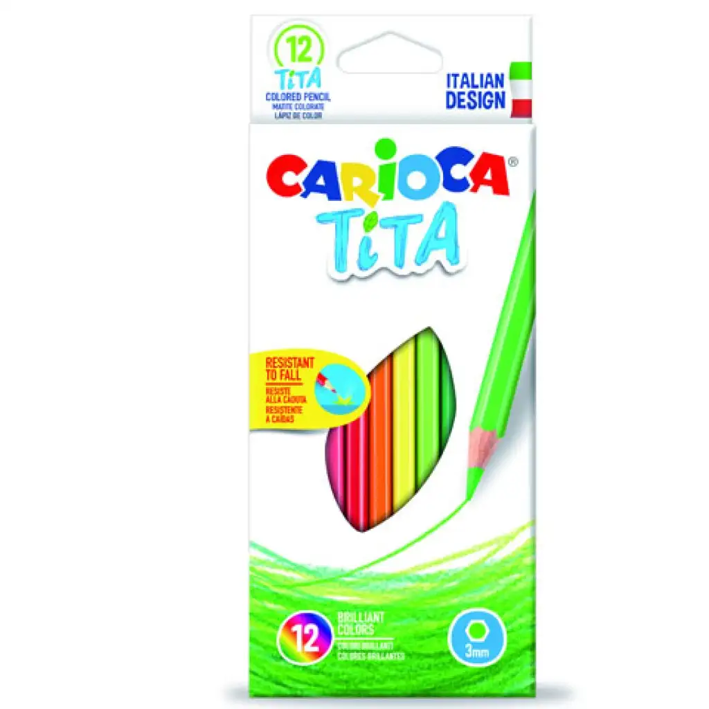 imagen de Carioca: Tita lápiz de colores de 12 piezas 1