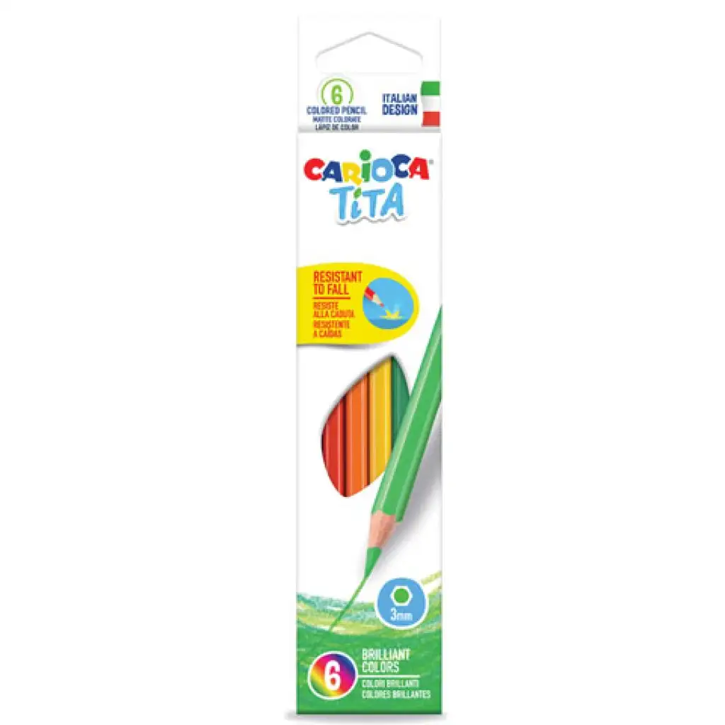 imagen de Carioca: Tita lápiz de colores de 6 piezas 1