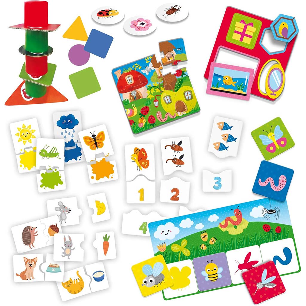 imagen de Carotina baby: Colección de juegos de desarrollo de habilidades para los más pequeños con 10 juegos diferentes - Lisciani 2