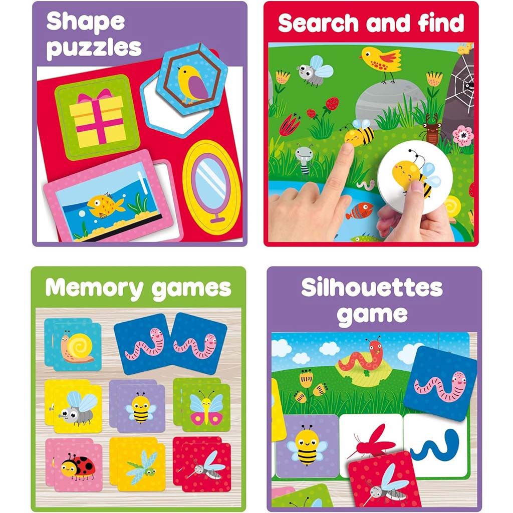 imagen de Carotina baby: Colección de juegos de desarrollo de habilidades para los más pequeños con 10 juegos diferentes - Lisciani 4