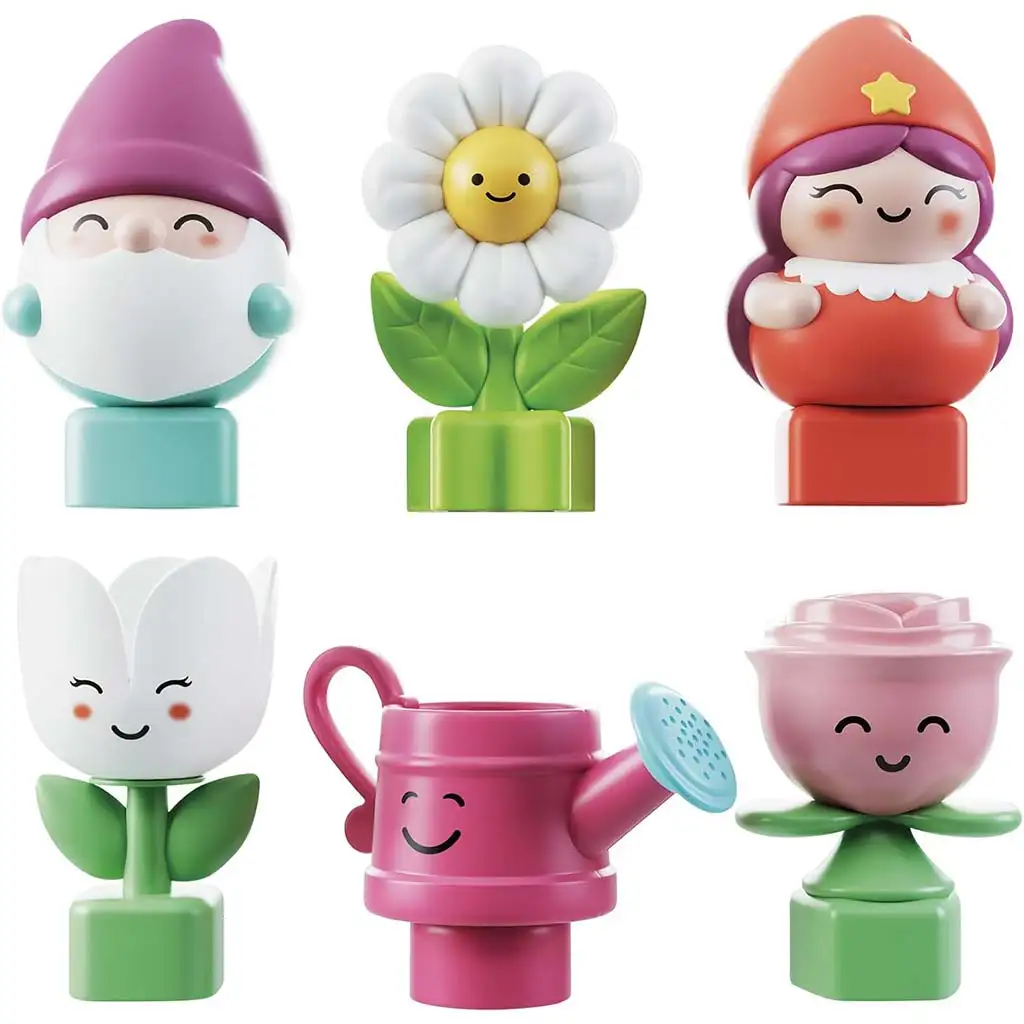 imagen de Carotina baby: Enanitos y flores juego de encaje - Lisciani 2