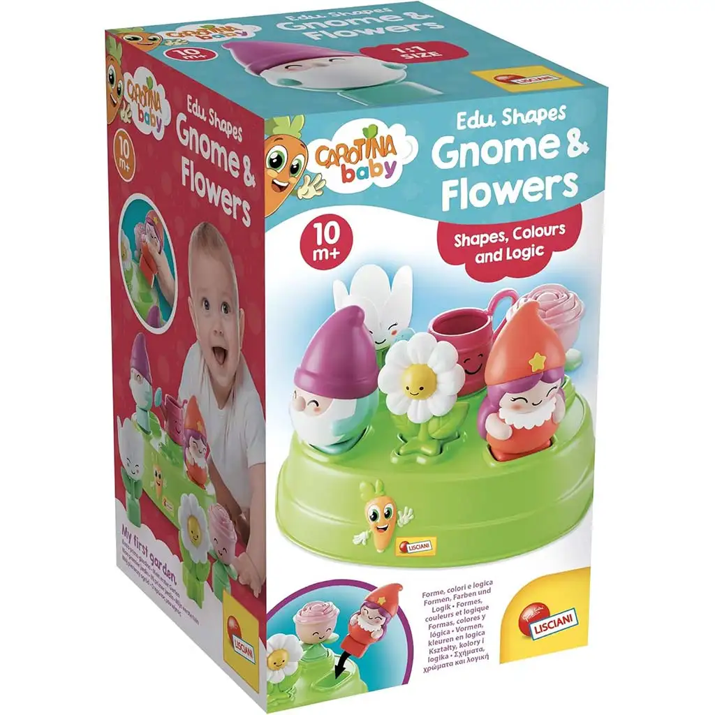 imagen de Carotina baby: Enanitos y flores juego de encaje - Lisciani 1