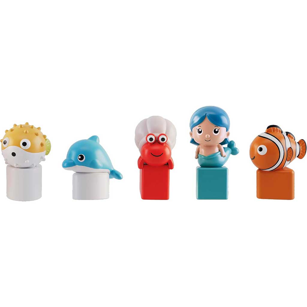 imagen de Carotina Baby: Happy Logic Juego de reconocimiento de formas de vida submarina - Lisciani 3
