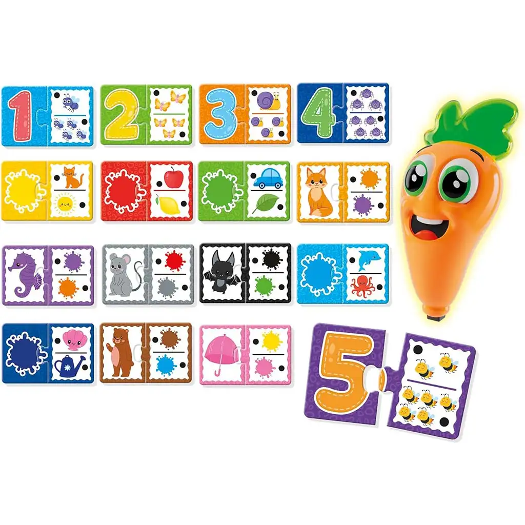 imagen de Carotina baby: Juego de desarrollo de habilidades de emparejamiento colorido - Lisciani 2
