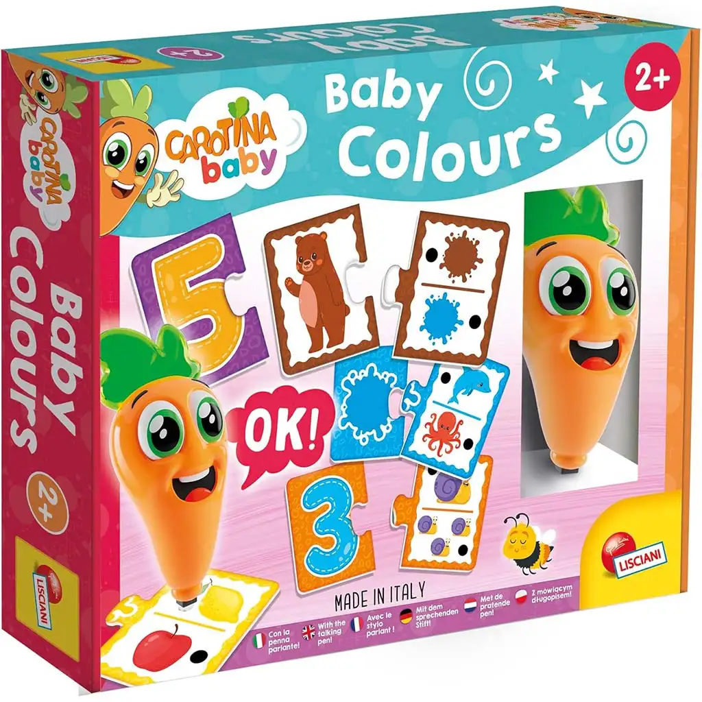 imagen de Carotina baby: Juego de desarrollo de habilidades de emparejamiento colorido - Lisciani 1