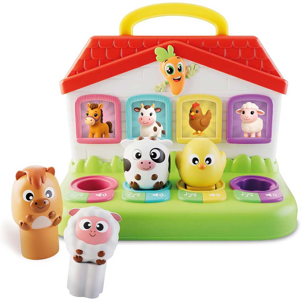 imagen de Carotina Baby: Juego educativo de encaje de animales de granja - Lisciani 2