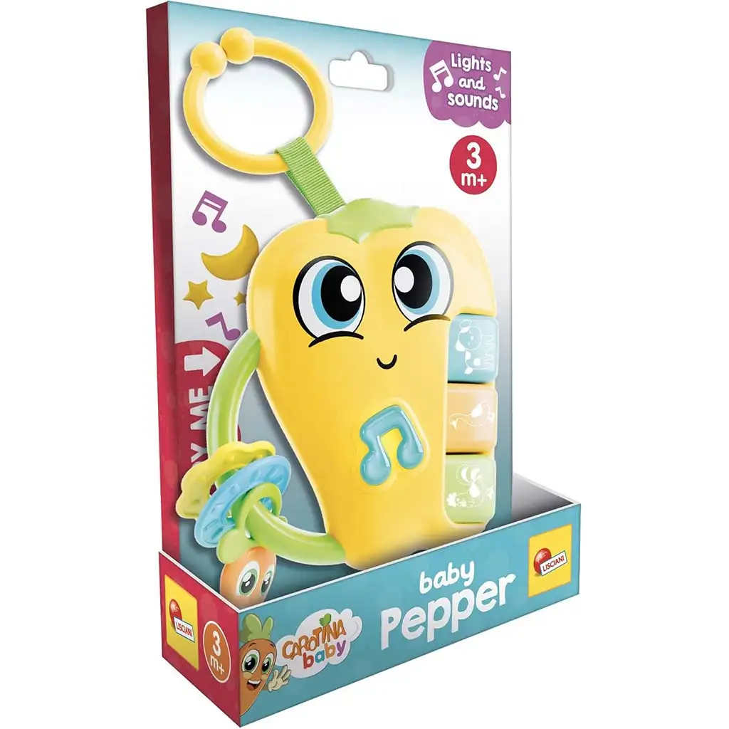 imagen de Carotina Baby: Pimiento interactivo con luz y sonido - Lisciani 1