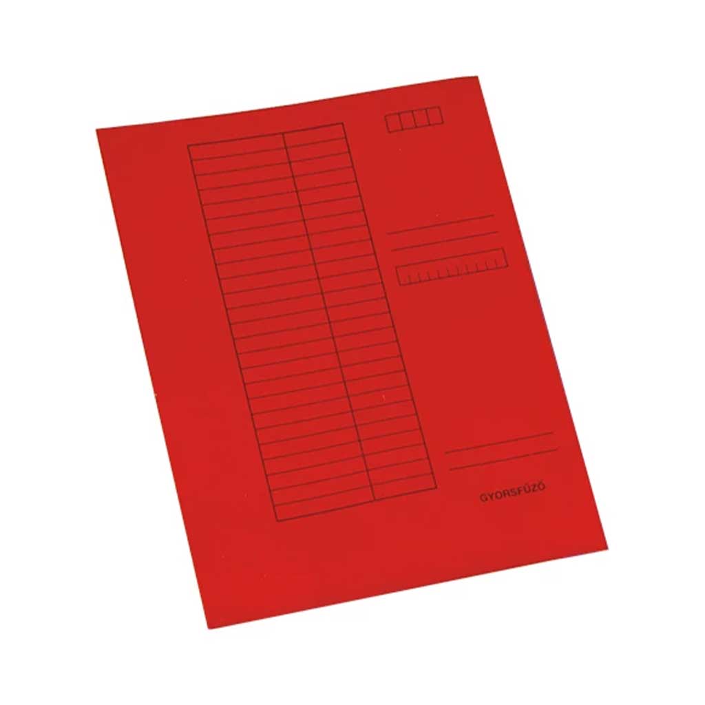 imagen de Carpeta de anillas A4 230g roja 1