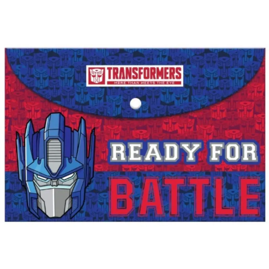 imagen de Carpeta de documentos con broche de Transformers en tamaño A4 1