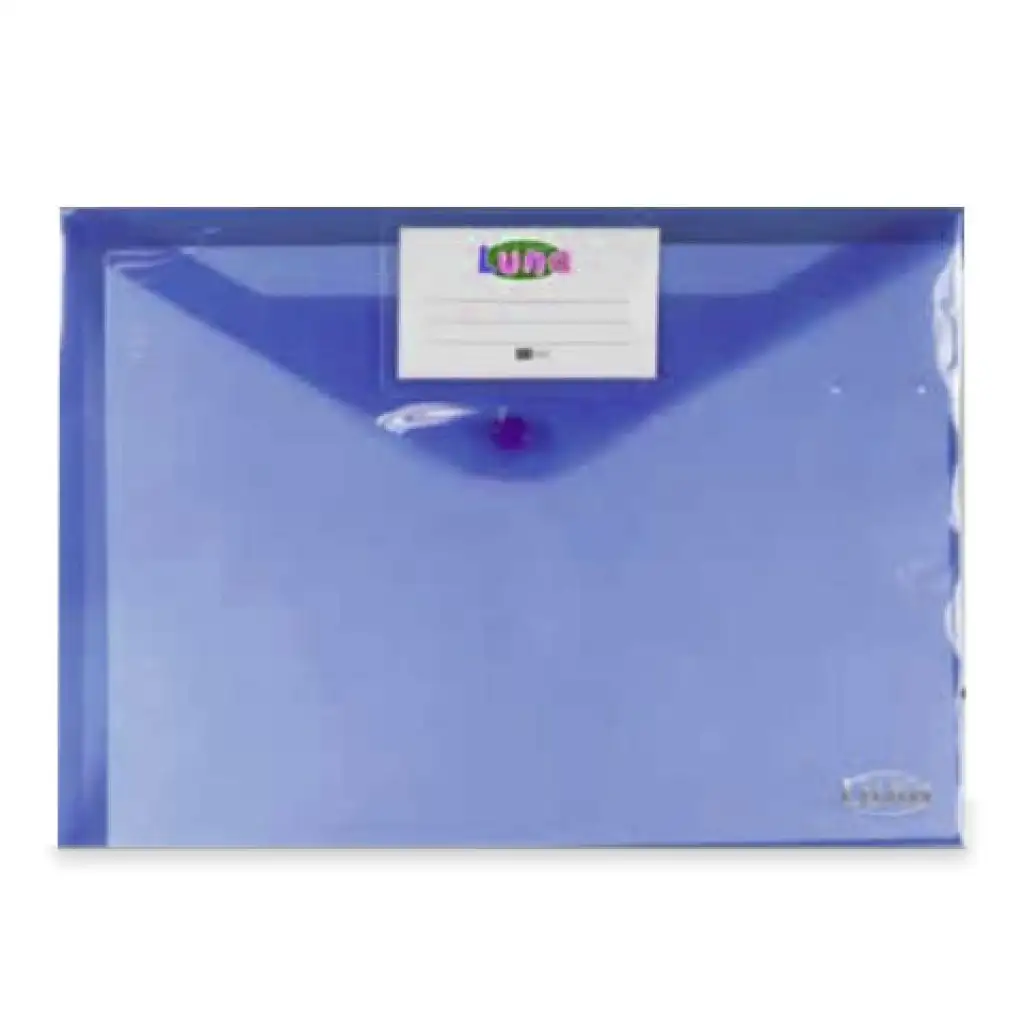 imagen de Carpeta de plástico transparente azul A/4 1