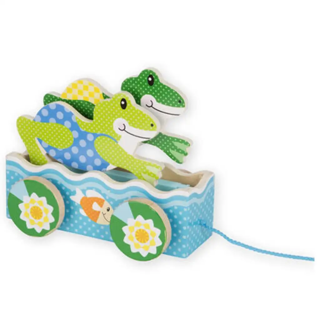 imagen de Carrera de ranas de madera - Melissa & Doug 2