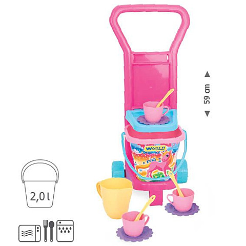 imagen de Carrito de arrastre con set de picnic - Wader 2