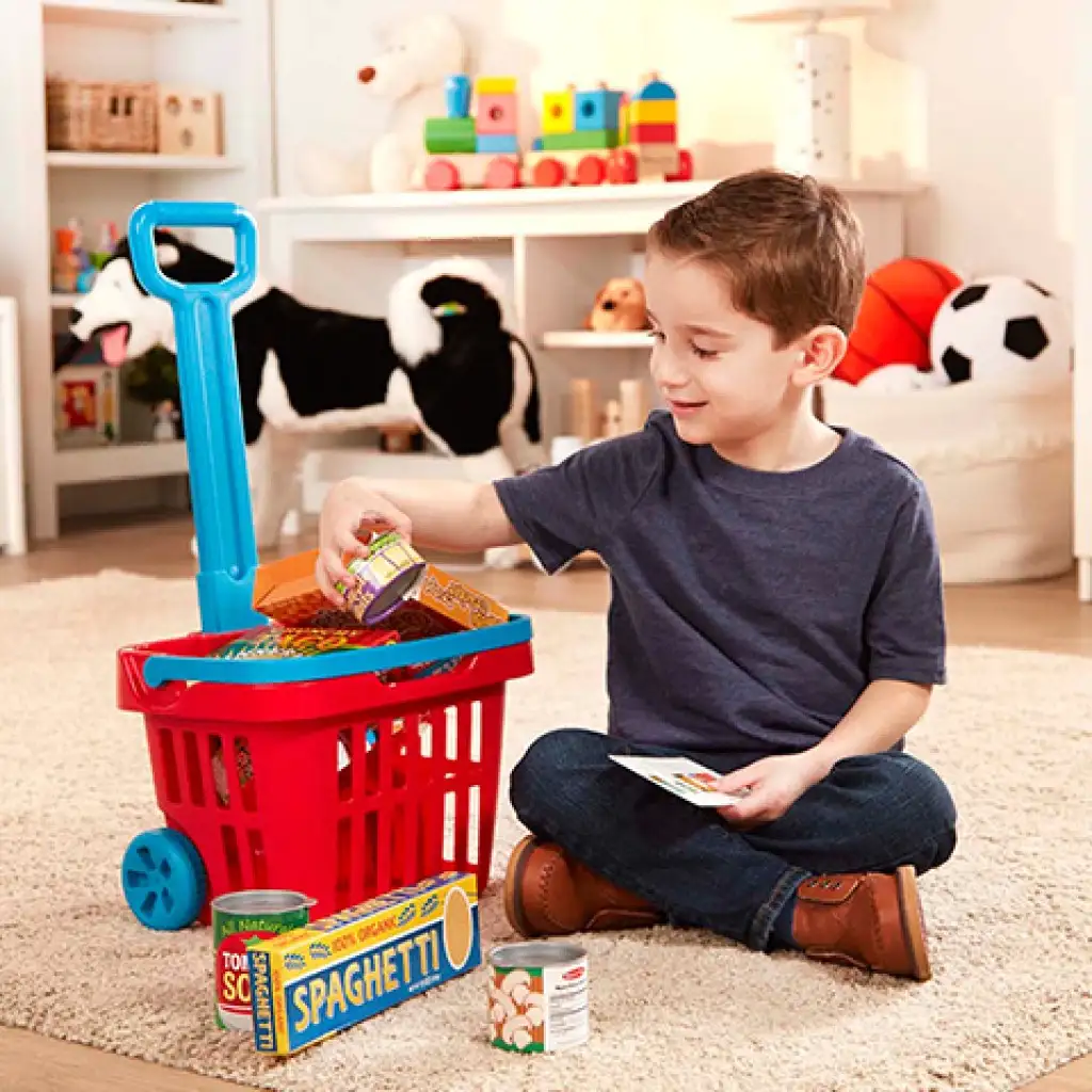 imagen de Carrito de compras rodante - Melissa & Doug 3