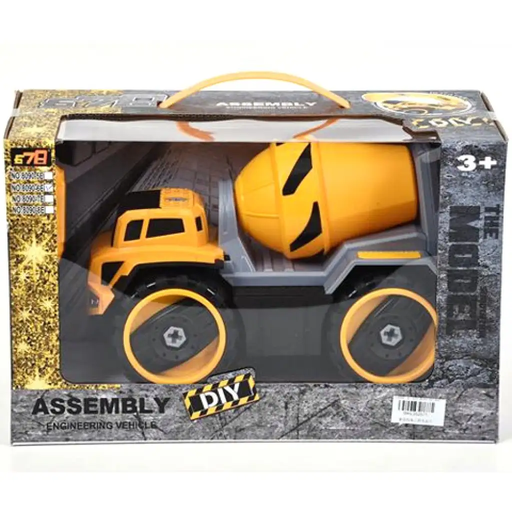 imagen de Carrito de mezclas amarillo DIY 1