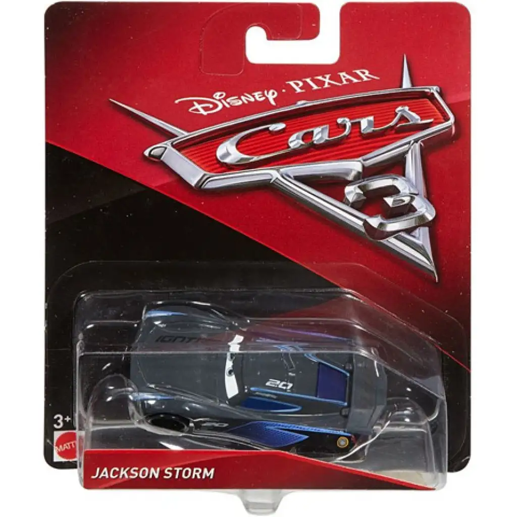 imagen de Cars 3: Jackson Storm personaje cochecito 1/55 - Mattel 1