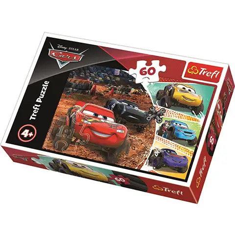 imagen de Cars 3: Rayo McQueen y sus amigos puzzle de 60 piezas - Trefl 1