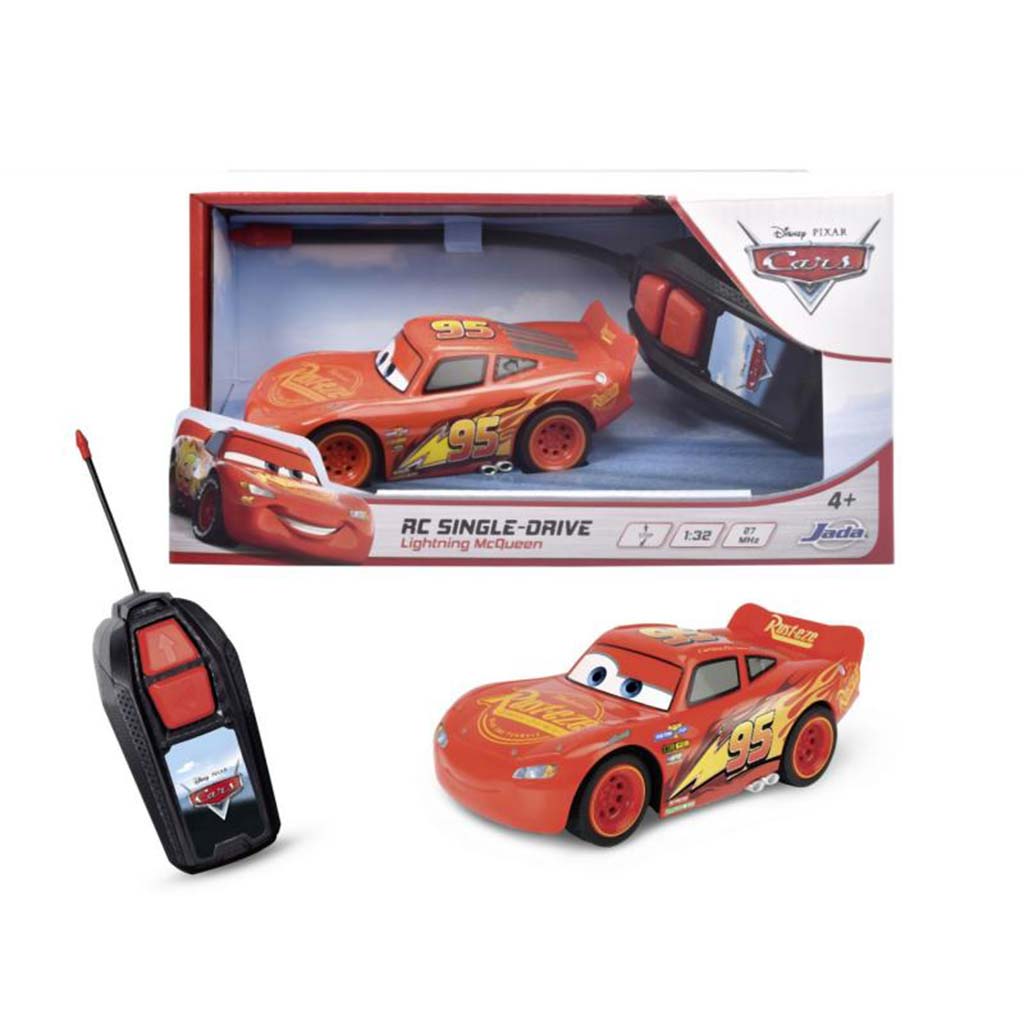imagen de Cars: Coche teledirigido Rayo McQueen 1/32 - Jada Toys 1