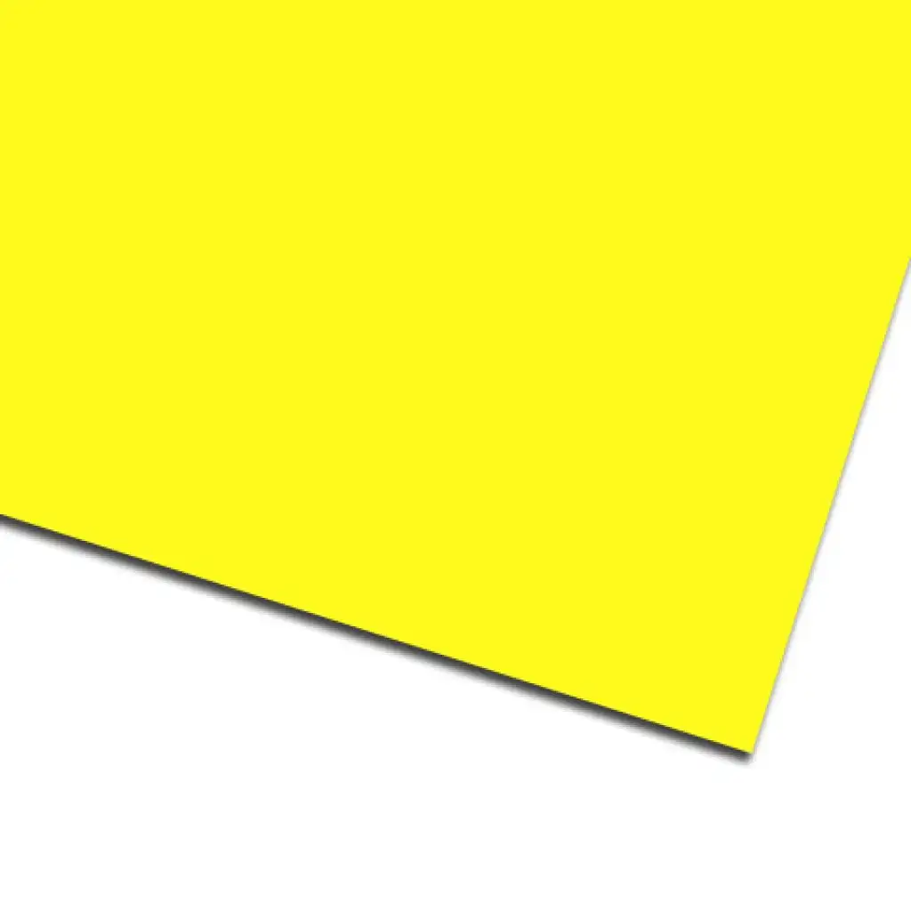 imagen de Cartón decorativo en color amarillo 50x70cm 1