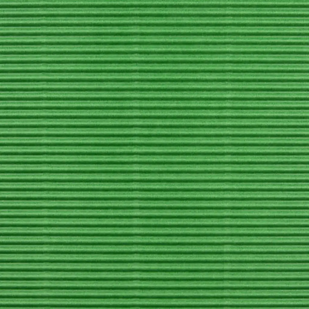 imagen de Cartón ondulado decorativo verde 3D B2 50x70cm 1ud 1