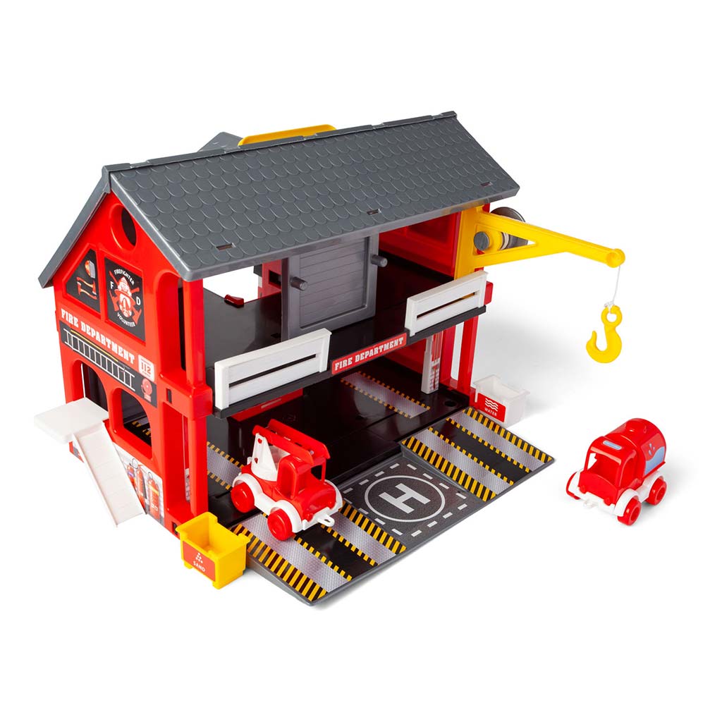 imagen de Casa de Juegos: Set de Juguete de Bomberos con Vehículos - Wader 2