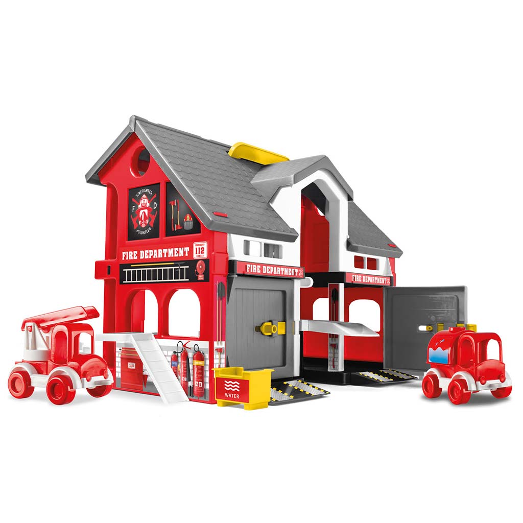 imagen de Casa de Juegos: Set de Juguete de Bomberos con Vehículos - Wader 3