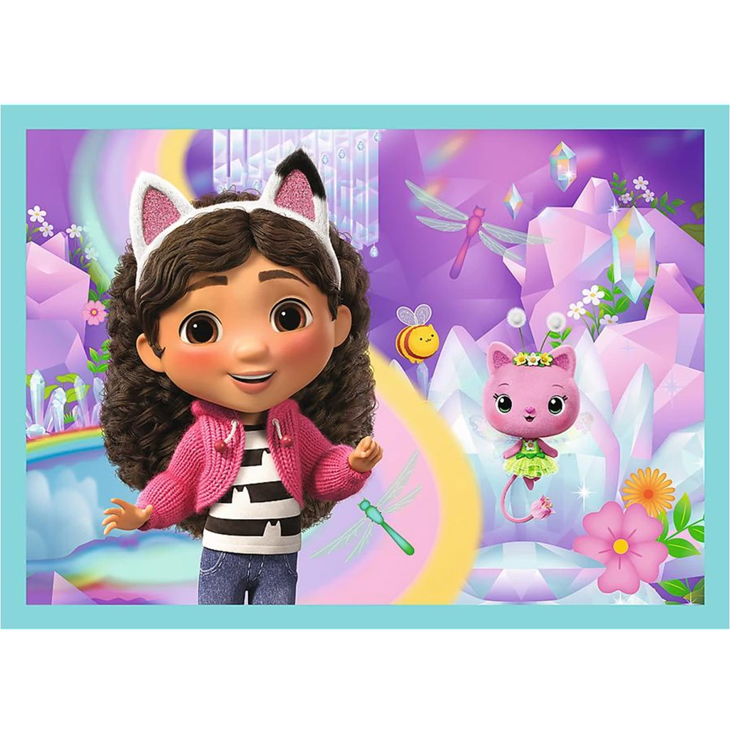imagen de Casa de muñecas Gabi 4 en 1 puzzle de 35-48-54-70 piezas - Trefl 5