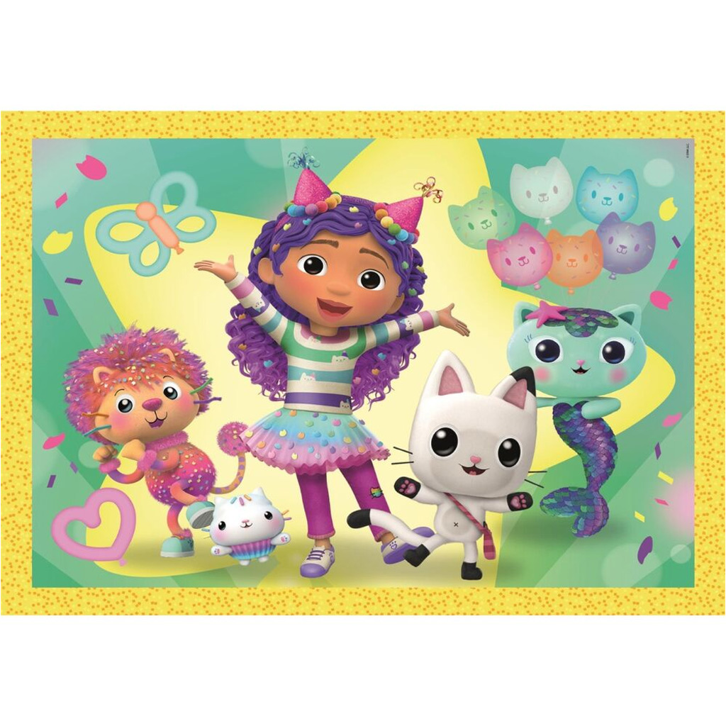 imagen de Casa de muñecas Gabi 4 en 1 Supercolor puzzle - Clementoni 5