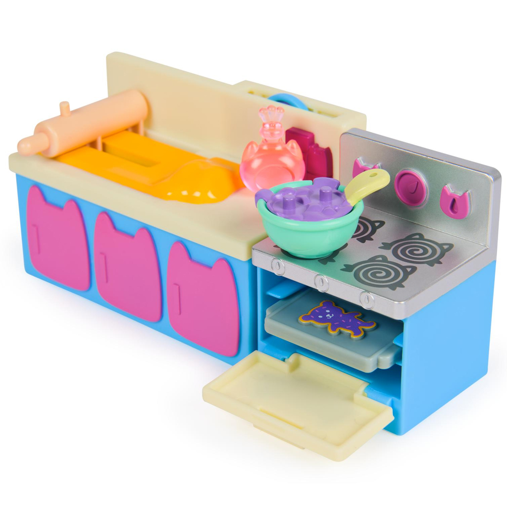 imagen de Casa de muñecas Gabi: Conjunto de juego de cocina de Gato Dulce - Spin Master 3