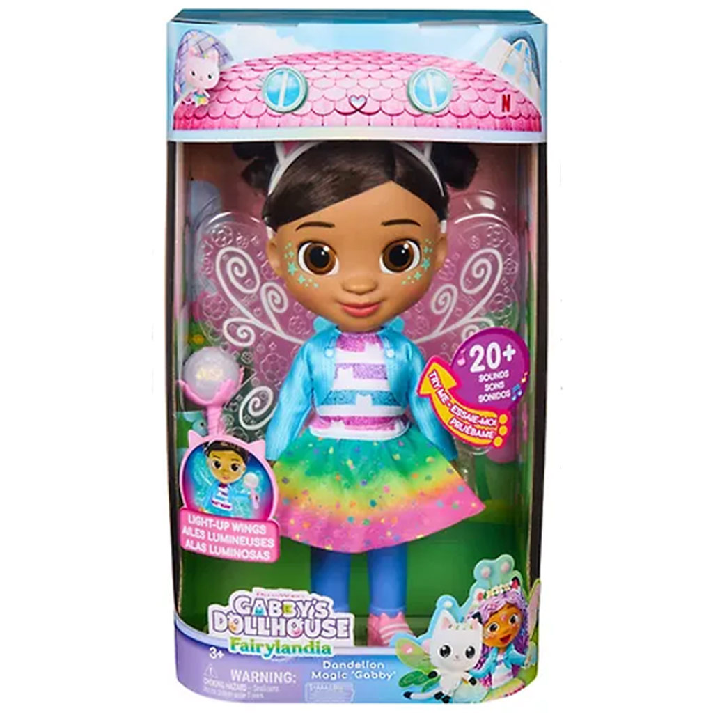 imagen de Casa de muñecas Gabi Dandelion Magic Gabby muñeca interactiva, 33 cm - Spin Master 1