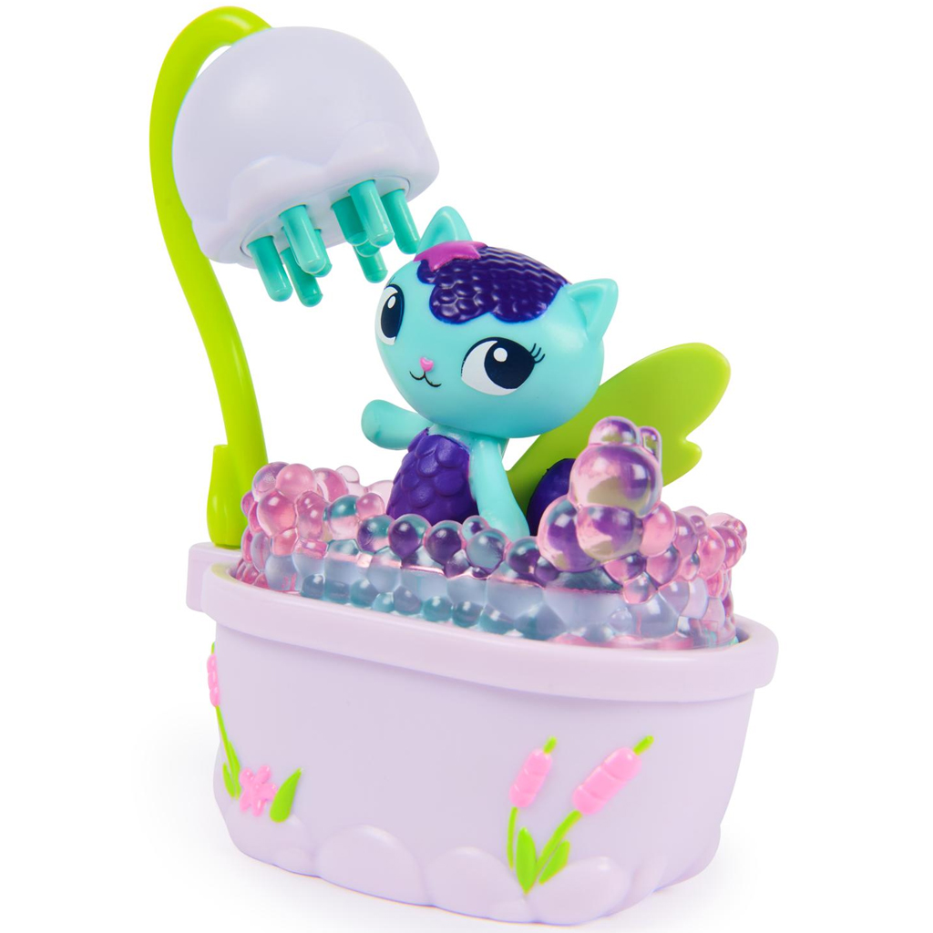 imagen de Casa de muñecas Gabi: Juego de muebles de sirena encantadora con figura MerCat - Spin Master 5