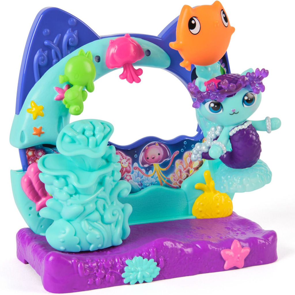 imagen de Casa de muñecas Gabi Mozi: Balcón de MerCat Aquaroom juego de juguetes - Spin Master 2