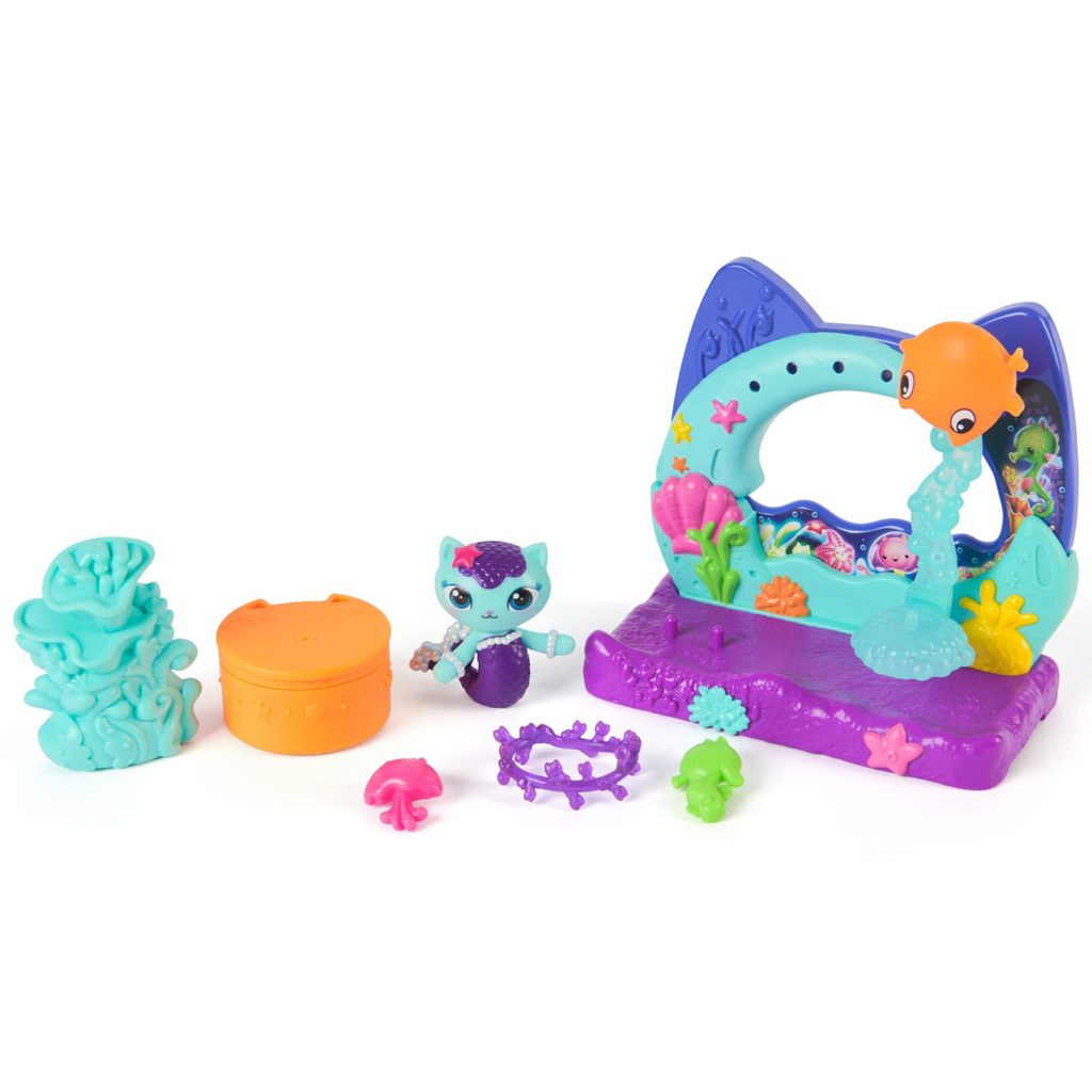 imagen de Casa de muñecas Gabi Mozi: Balcón de MerCat Aquaroom juego de juguetes - Spin Master 3