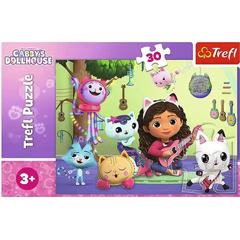 imagen de Casa de muñecas Gabi puzzle de 30 piezas - Trefl 1