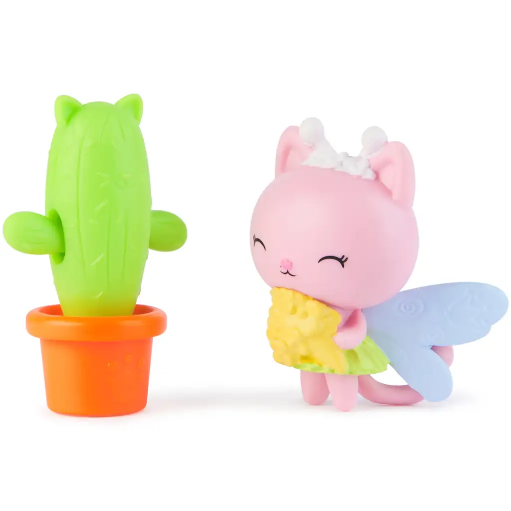 imagen de Casa de muñecas Gabi: Set de juego de Hada Gato y su cactus - Spin Master 2