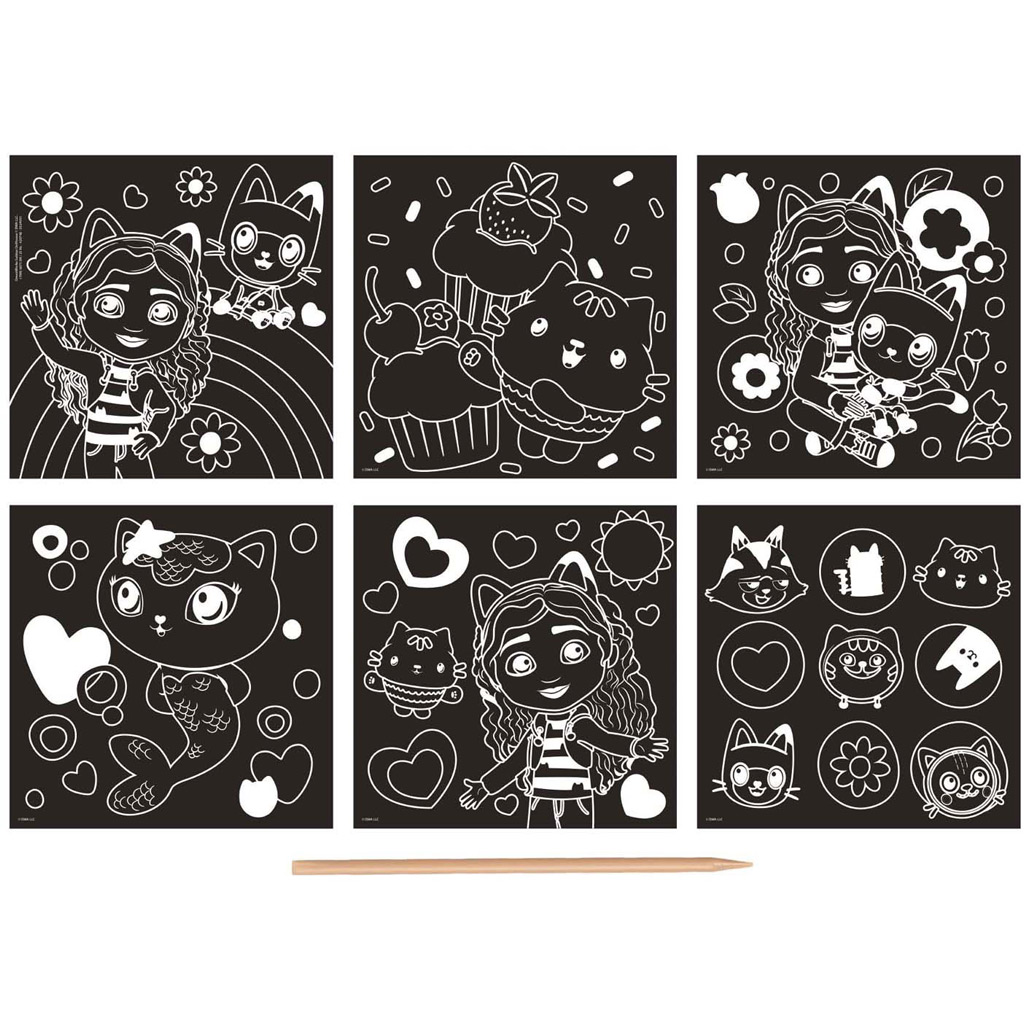 imagen de Casa de muñecas Gabi: Set de rascar 6 hojas 2
