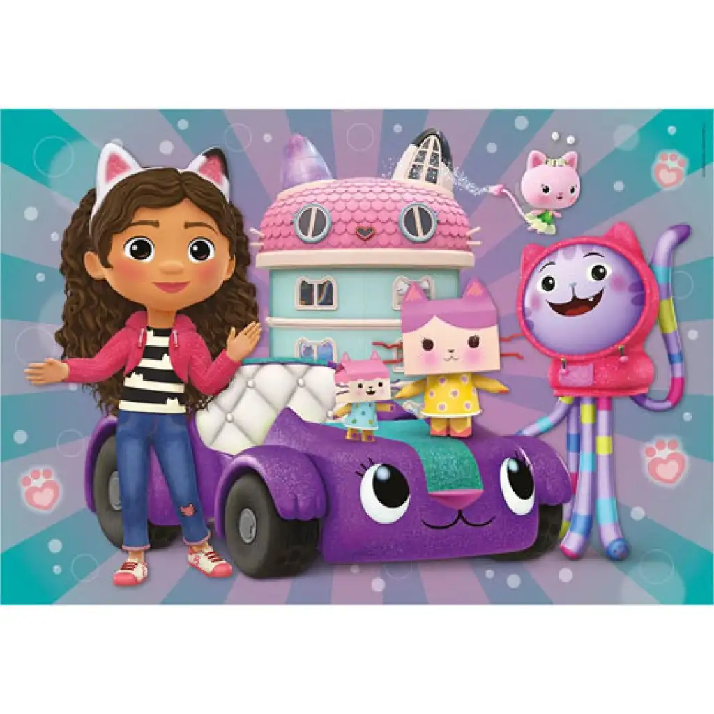 imagen de Casa de muñecas Gabi Supercolor 2x20 piezas puzzle - Clementoni 3