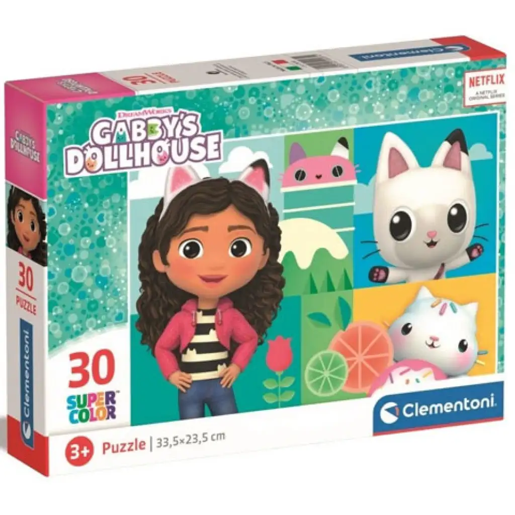imagen de Casa de muñecas Gabi Supercolor puzzle de 30 piezas - Clementoni 1