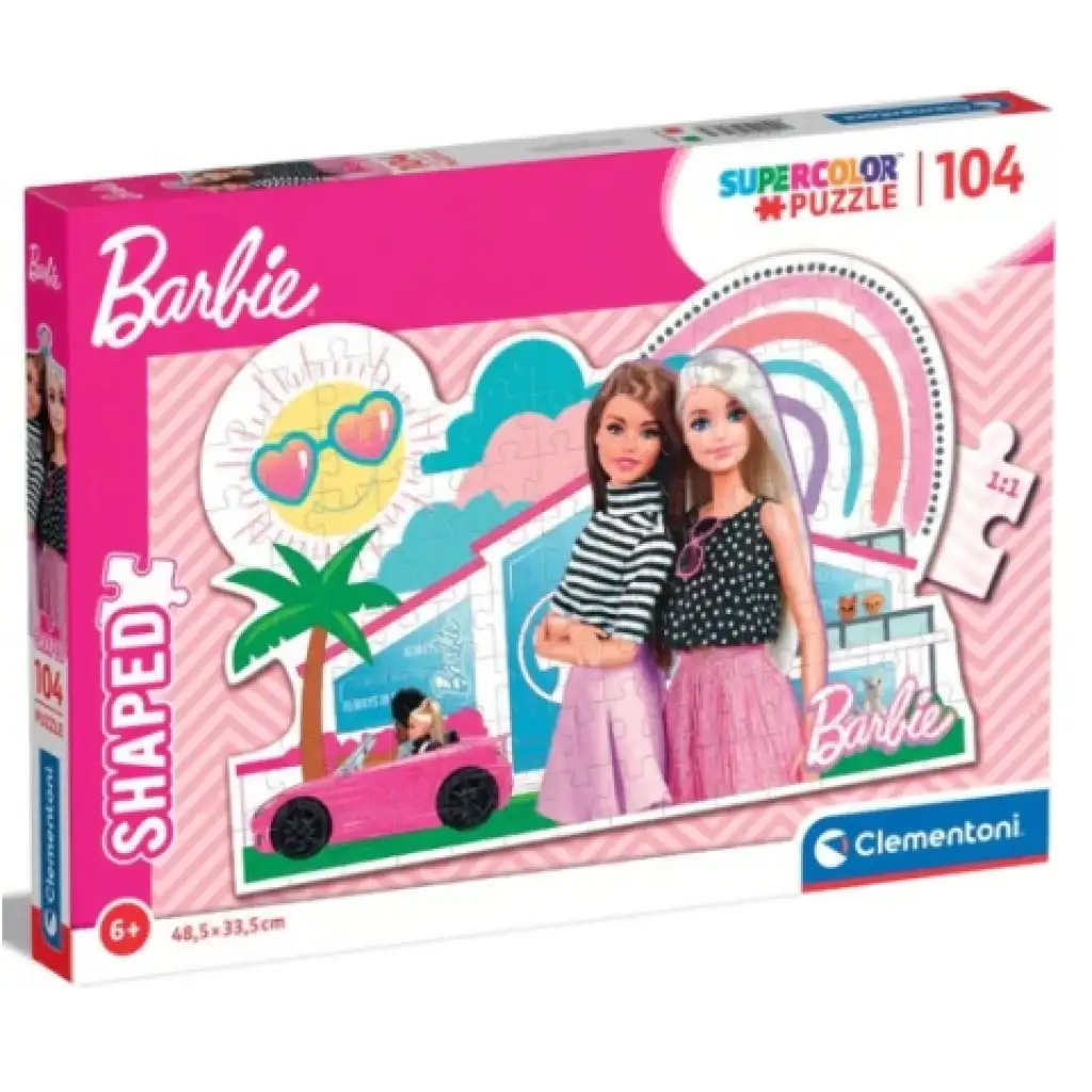 imagen de Casa de vacaciones de Barbie puzzle de 104 piezas - Clementoni 1
