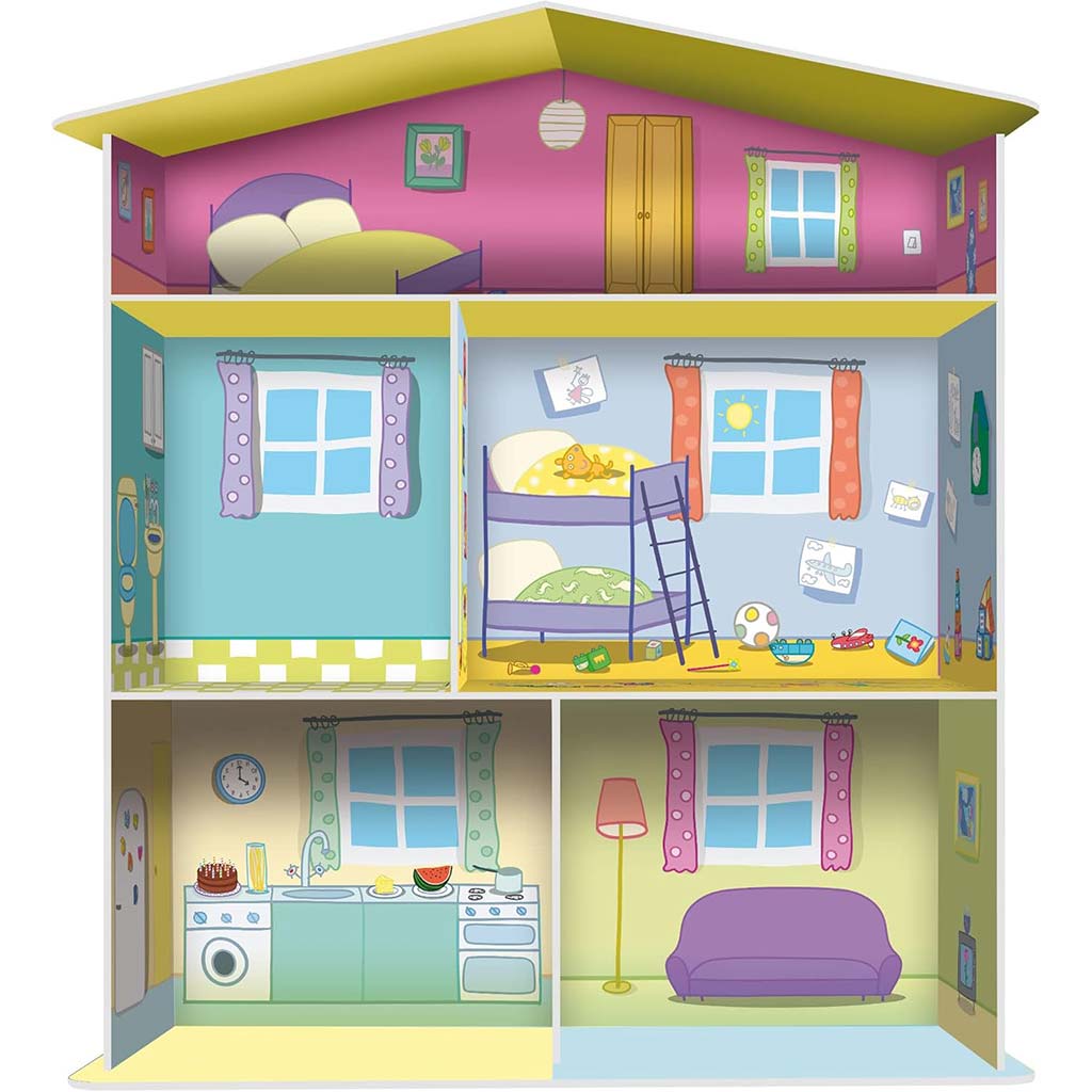 imagen de Casa educativa 3D de Peppa cerdita - Lisciani 2