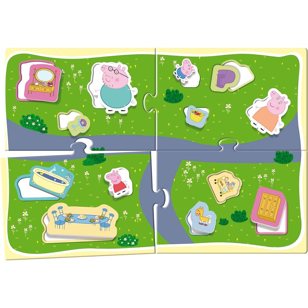 imagen de Casa educativa 3D de Peppa cerdita - Lisciani 3