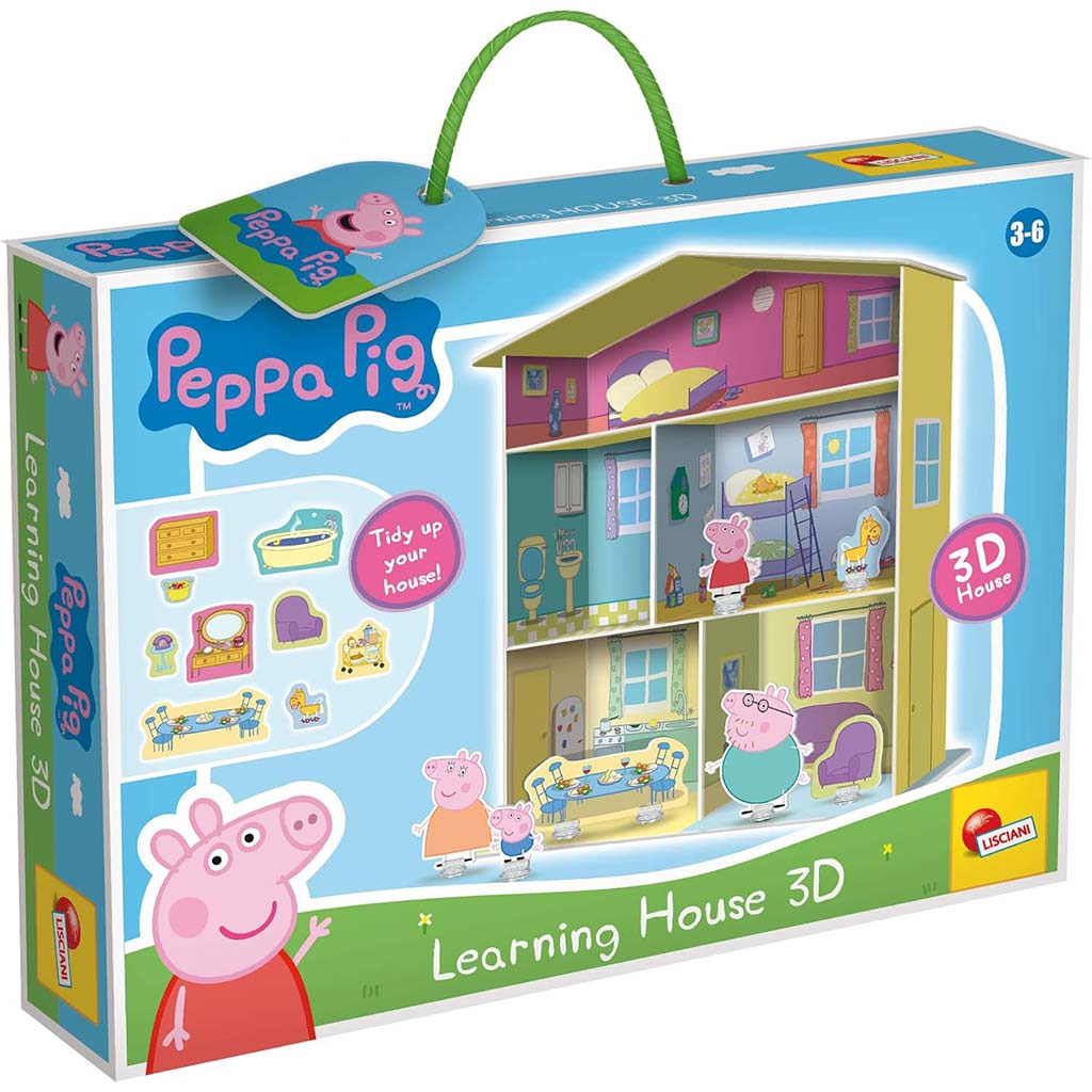 imagen de Casa educativa 3D de Peppa cerdita - Lisciani 1